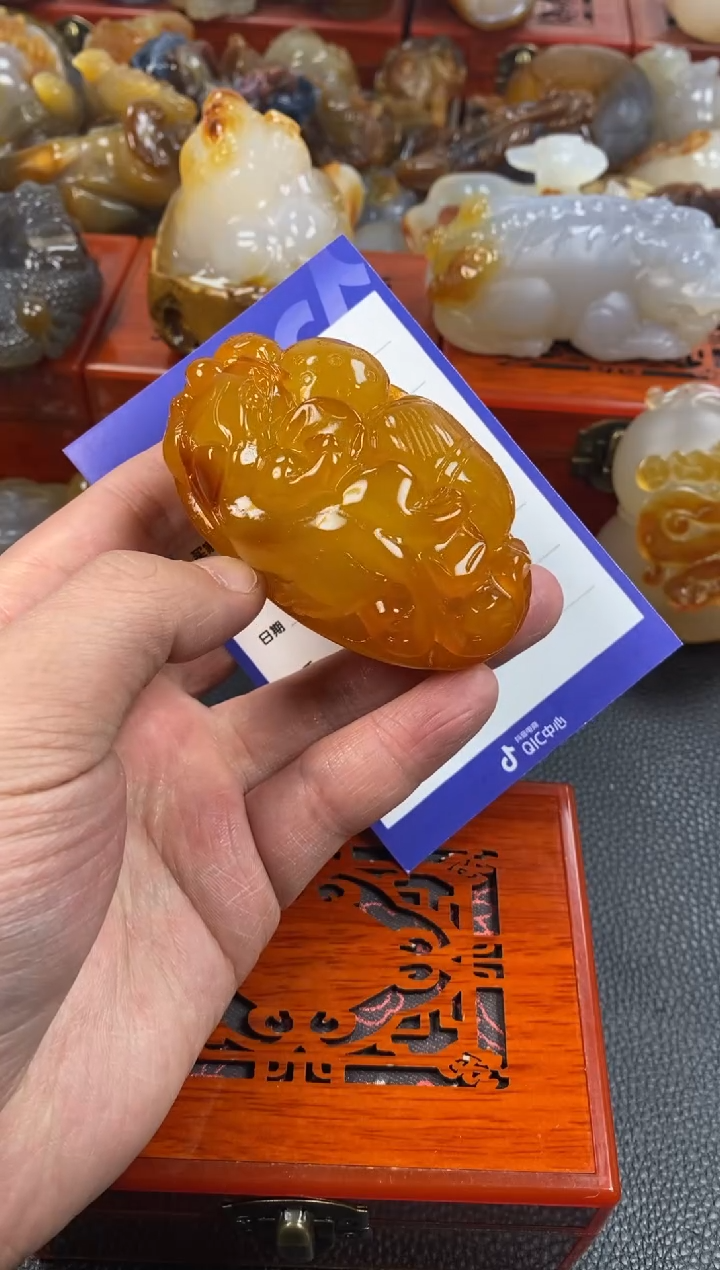 【闪购商品】玛瑙/玉髓手把未镶嵌1