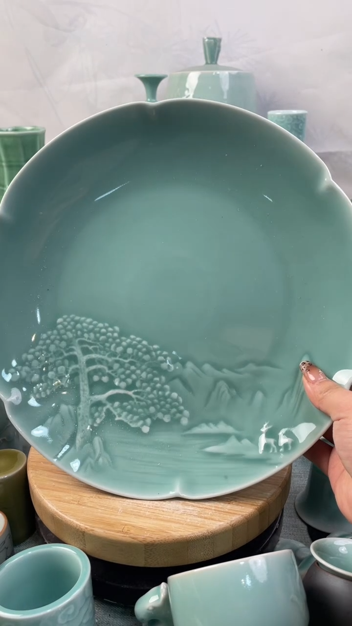 【闪购商品】特价福利 微瑕 慧仙青瓷