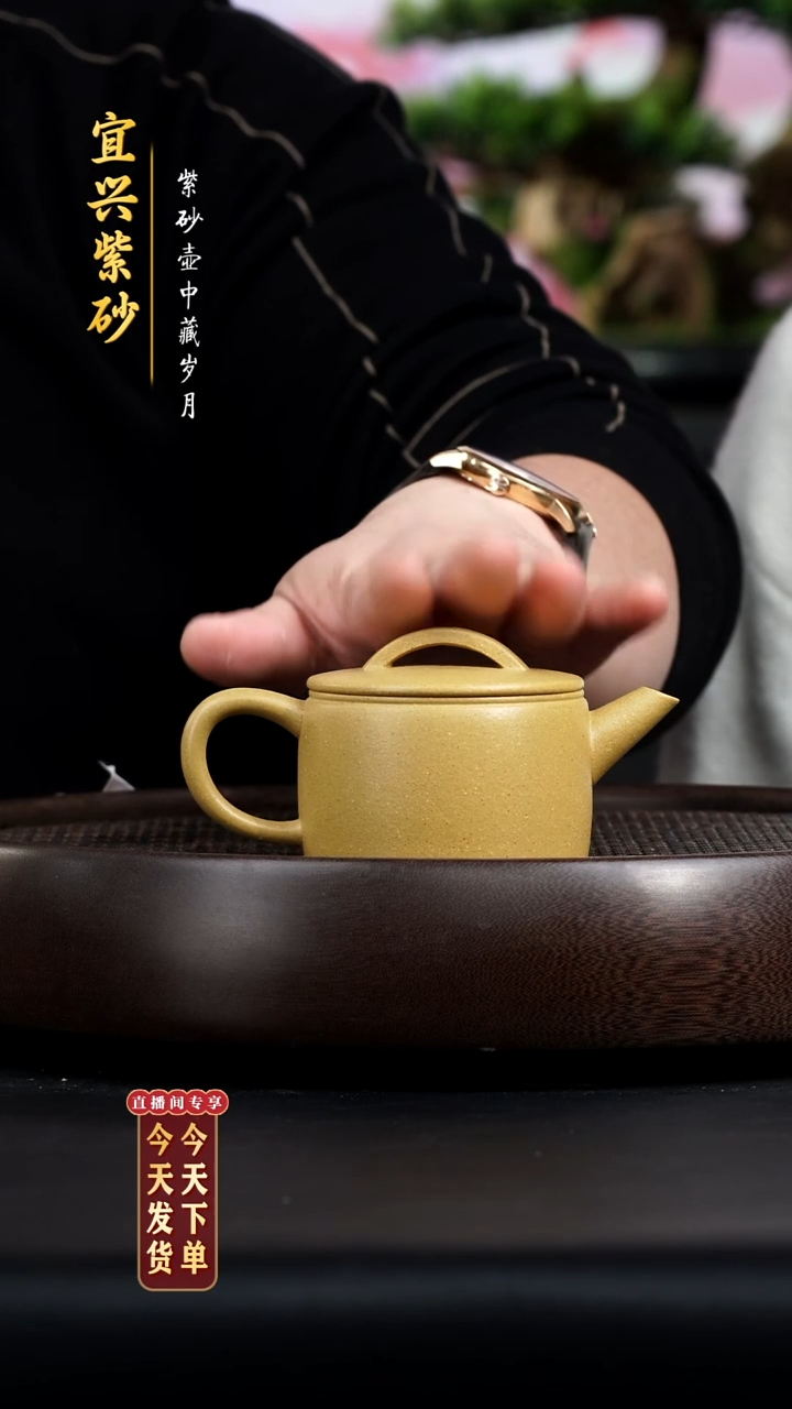 【闪购商品】紫砂茶壶0204直播场紫砂季畅园黄金段汉瓦