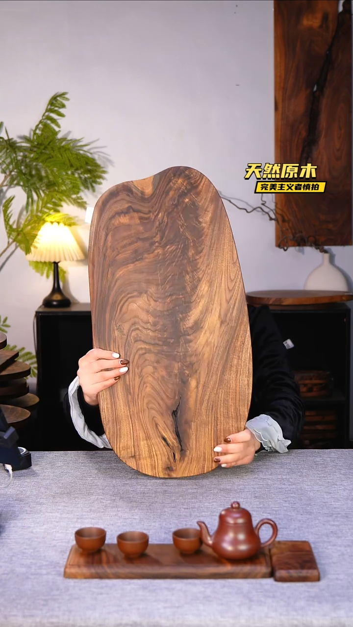 木北美黑胡桃原木.干裂疤结不属于商品质量问题完美主义者慎拍