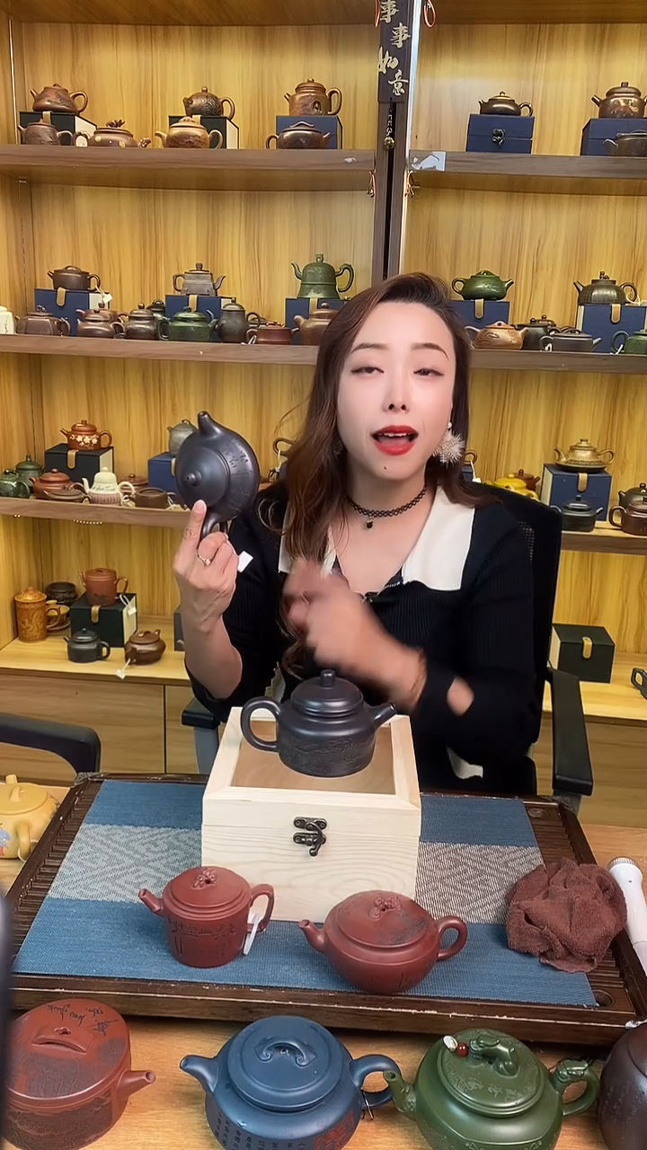 【闪购商品】紫砂茶壶石黄德钟紫砂壶