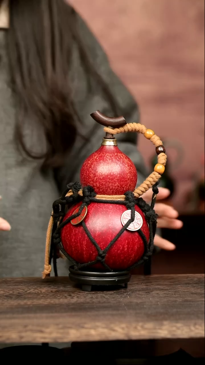 571号中药煮色  大漆葫芦水壶/酒壶 一物一拍