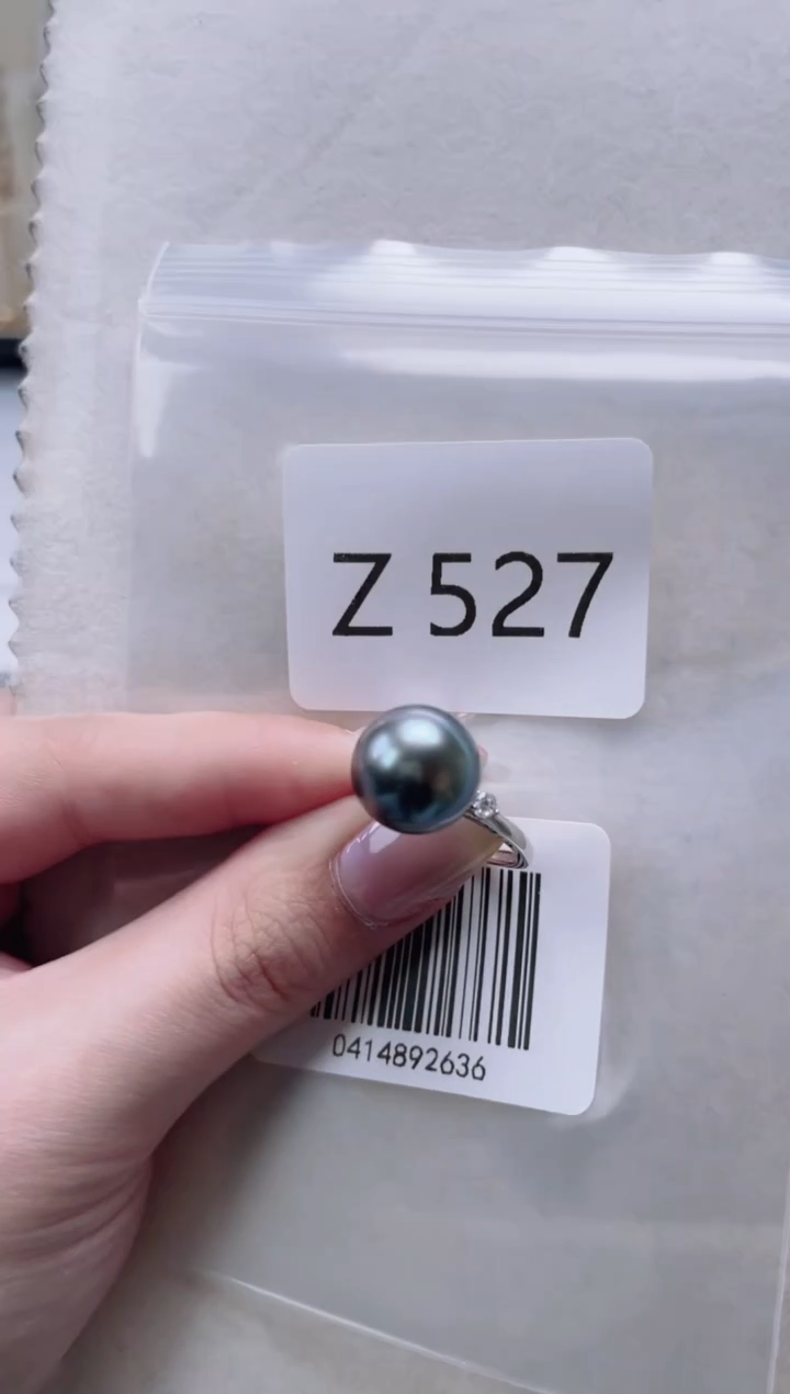【闪购商品】海水珍珠戒指银S925镶嵌Z527