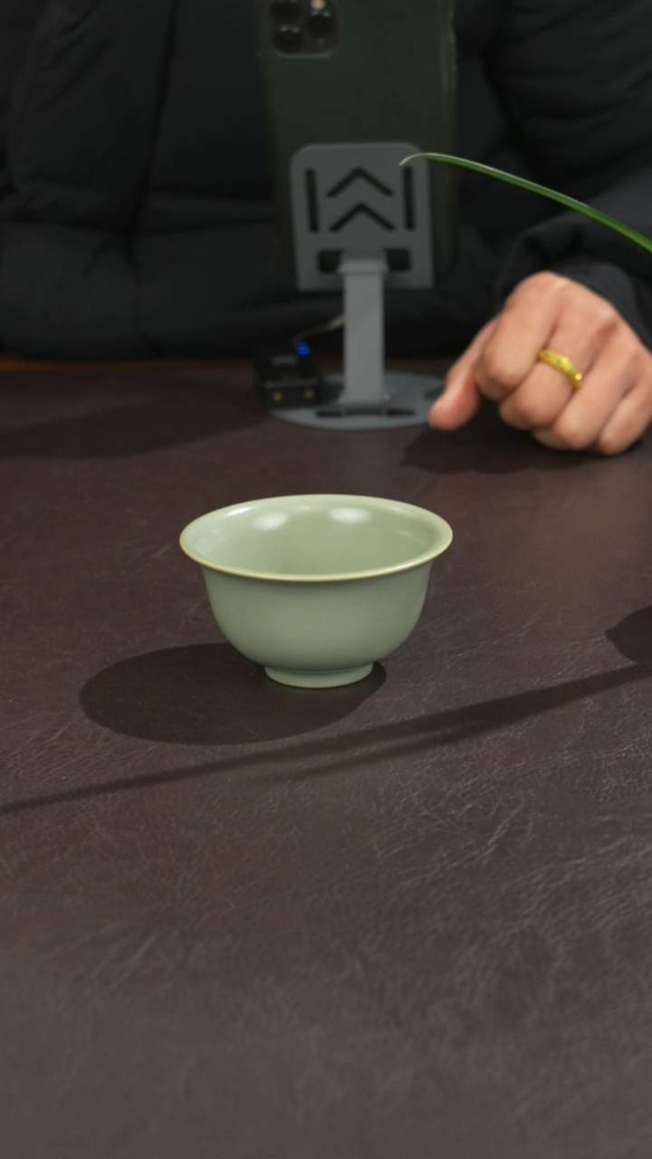 瓷瓷 宣宝汝瓷原矿原釉手工作品微瑕