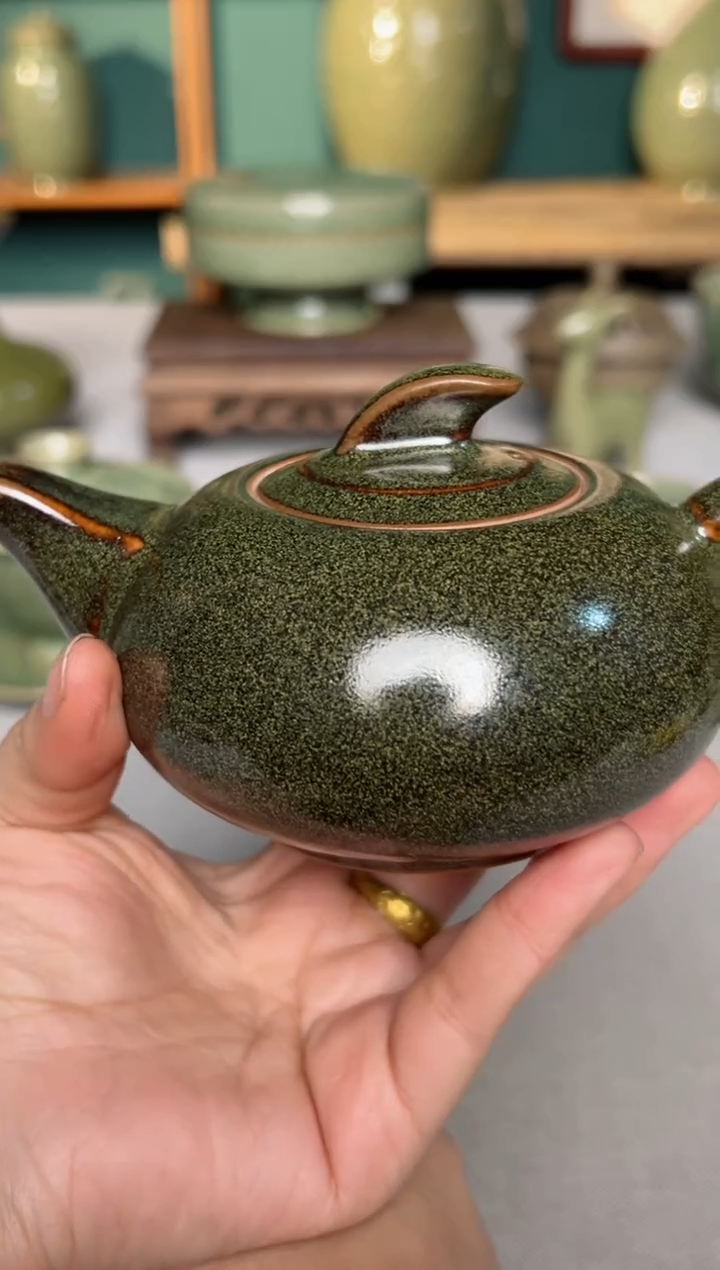 【闪购商品】其他耀州窑茶叶末釉风顺壶