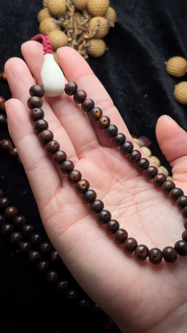 【闪购商品】星月菩提手串赤金级星月苹果珠8*6手持