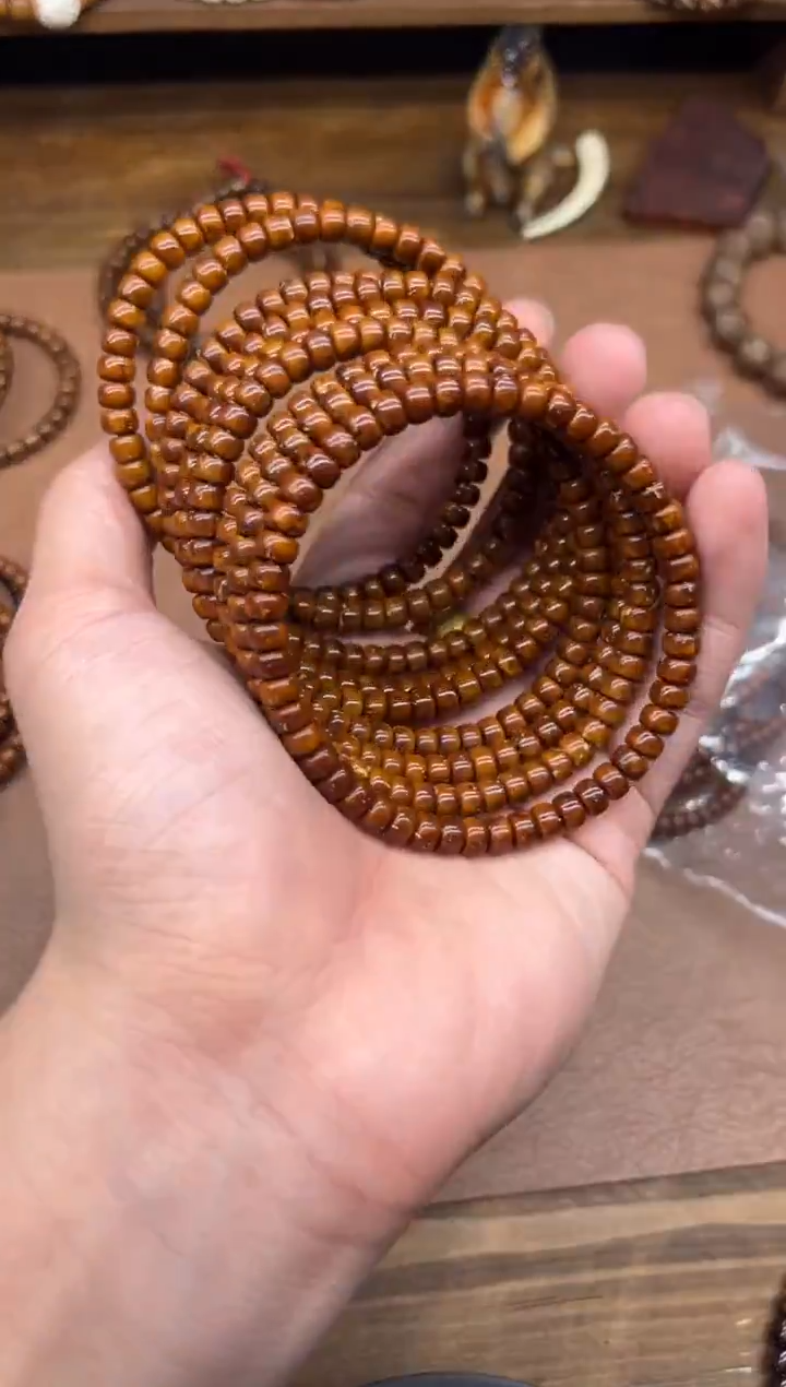手串紫金鼠A735 4*6鼠尖纯肉 火焰纹药片