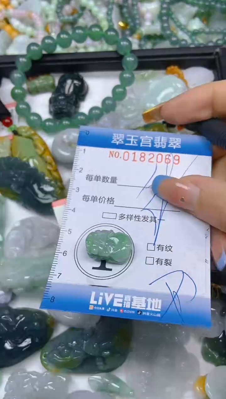 翡翠未镶嵌颈饰闪购0182069