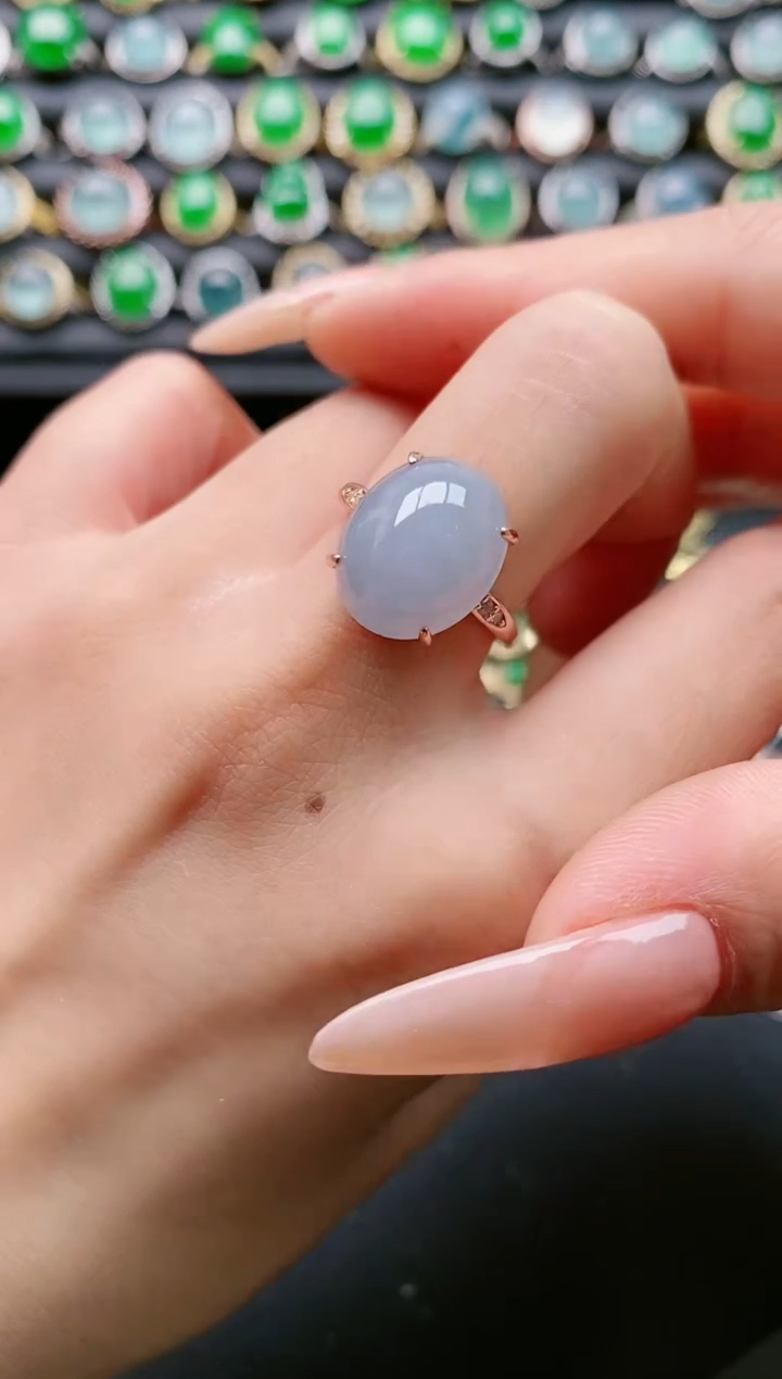 【闪购商品】翡翠戒指银S925镶嵌1111111