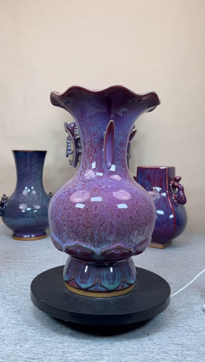 摆件陶神垕钧瓷收藏工艺品