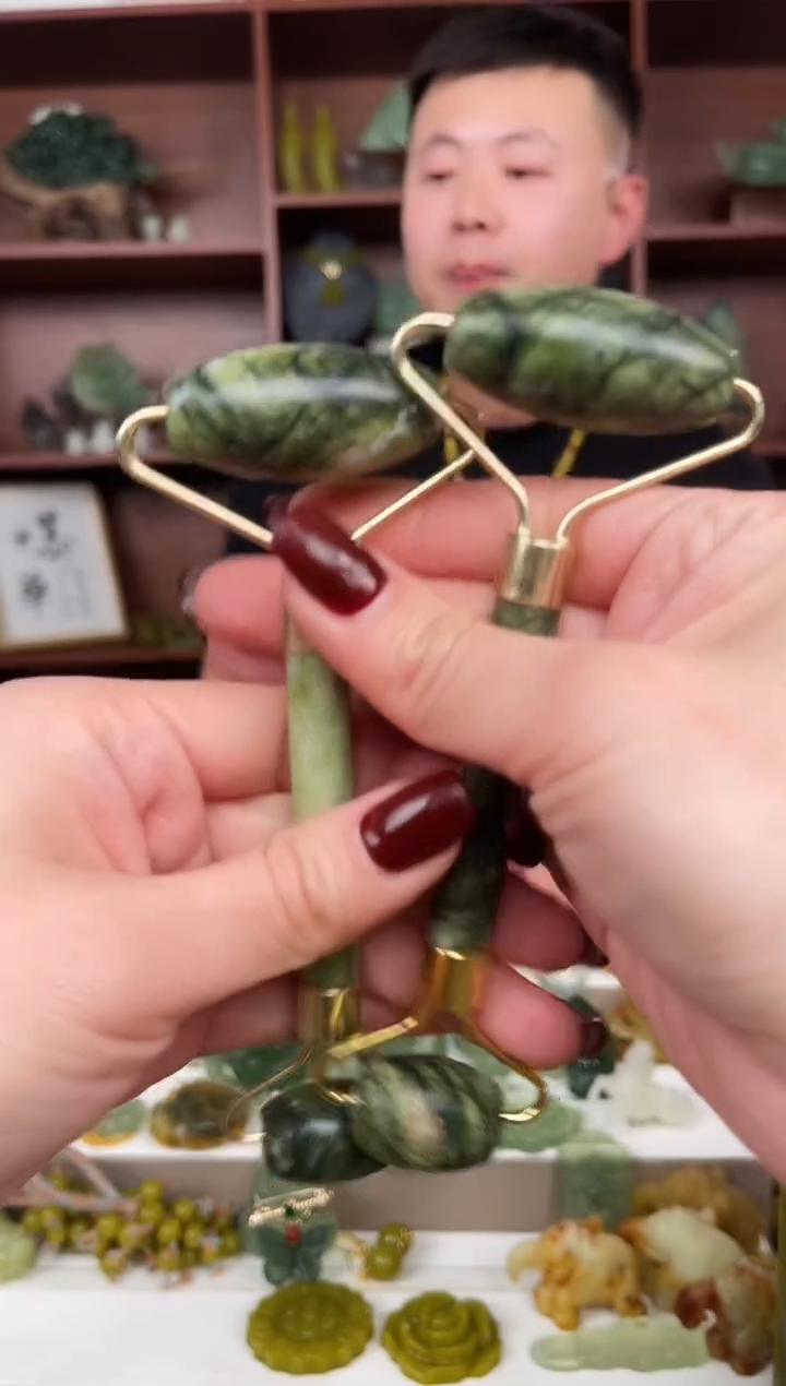 未镶嵌蛇纹石玉颈饰多样性发货拍一发一