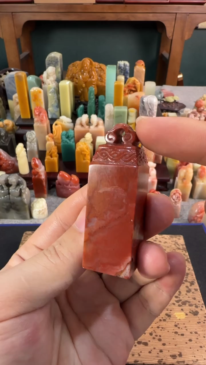 【闪购商品】青田石印石包四字4612