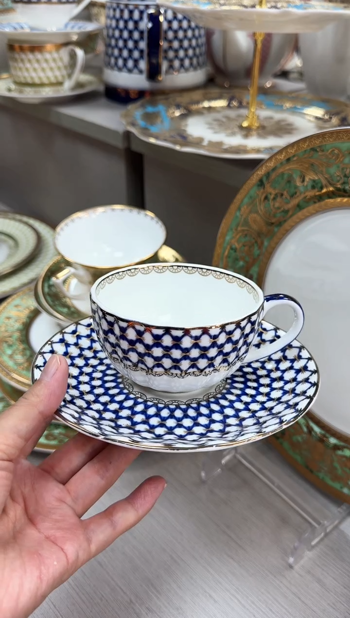 【闪购商品】瓷片1杯1碟微瑕  春节活动福利价