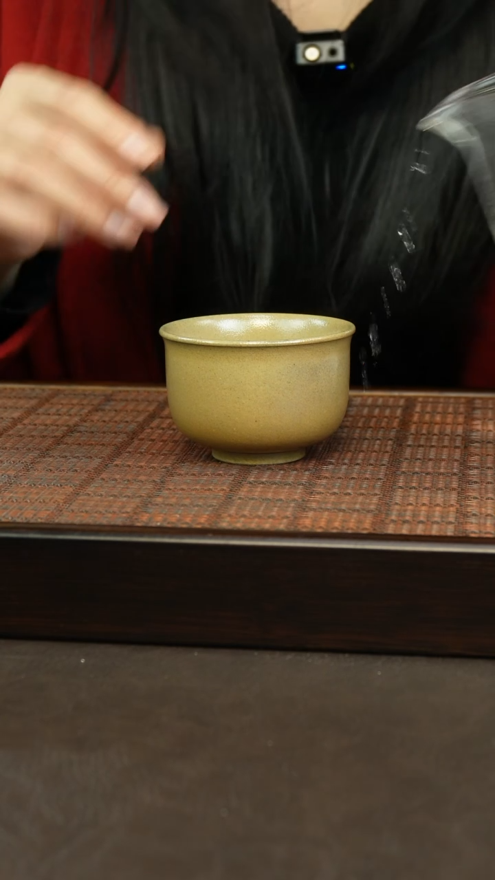 【闪购商品】坭兴陶柴烧 纯手工 白泥主人杯10