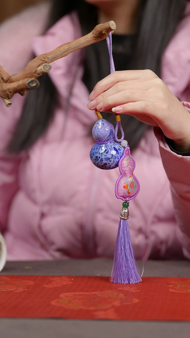 【闪购商品】85号葫芦摆件车挂手持