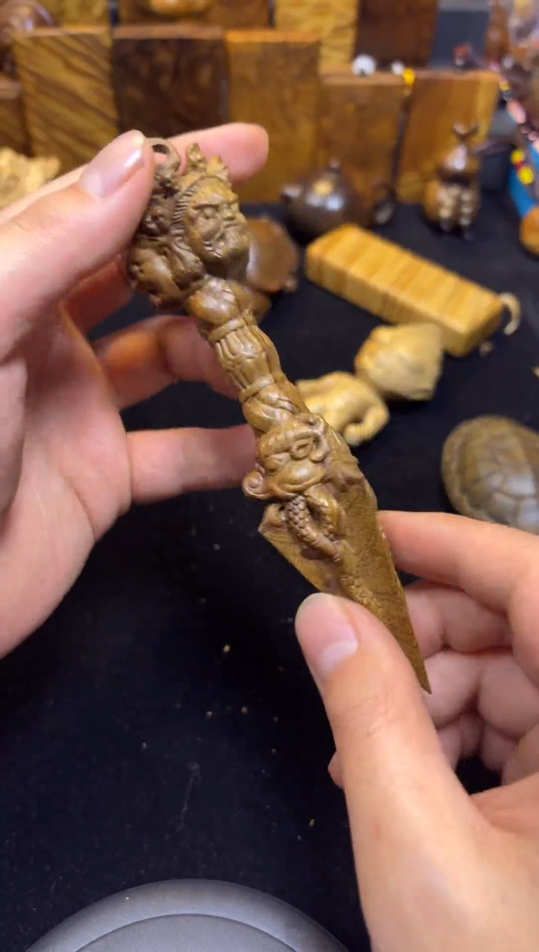 【闪购商品】楠木（金丝楠）其他降魔杵64微瑕