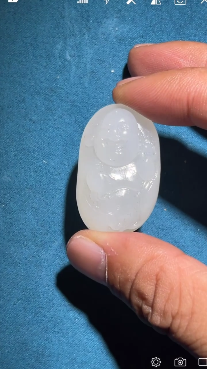 【闪购商品】和田玉MO未镶嵌弥勒佛吊坠 