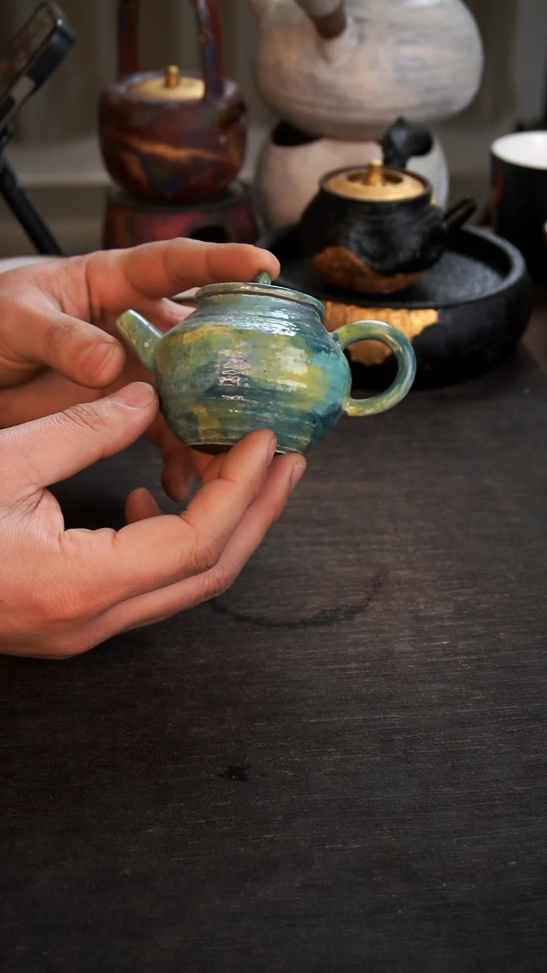 【闪购商品】其他粉引手绘壶120小康茶器