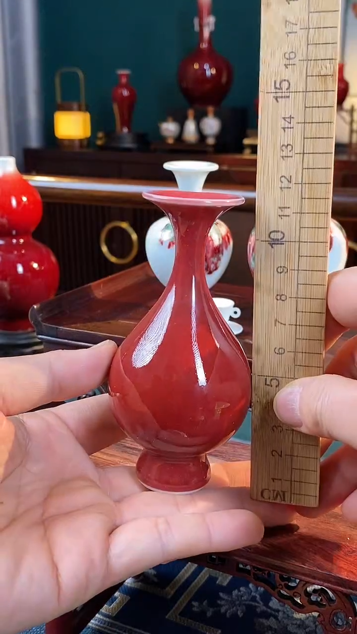 【闪购商品】摆件纯手工高温陶瓷工艺〖郎红〗