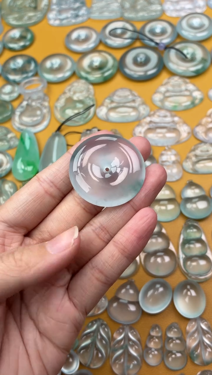 吊坠(不含链)未镶嵌翡翠49 平安扣 33.8 6.9