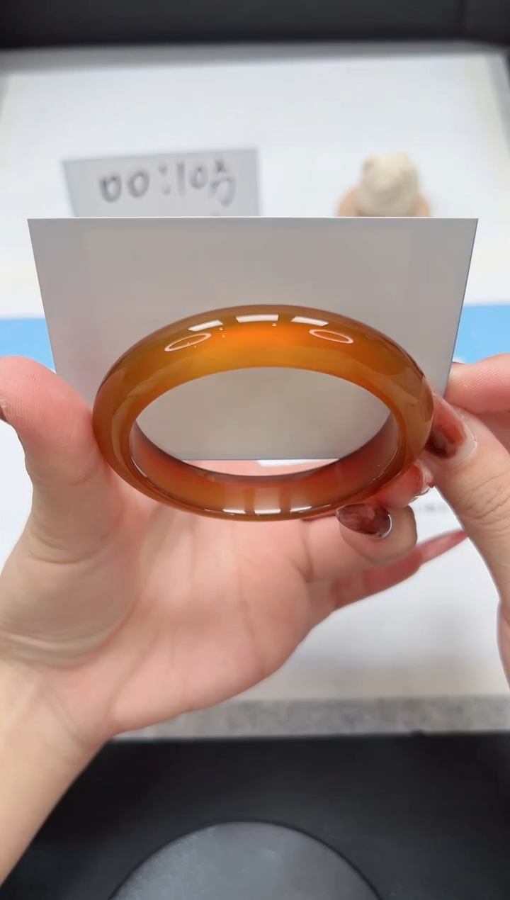 【闪购商品】玛瑙/玉髓手镯未镶嵌9/香槟58.1