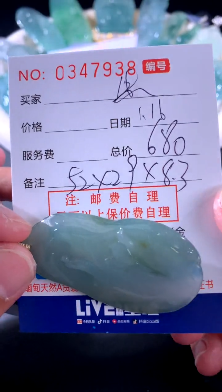 【闪购商品】翡翠颈饰未镶嵌朱