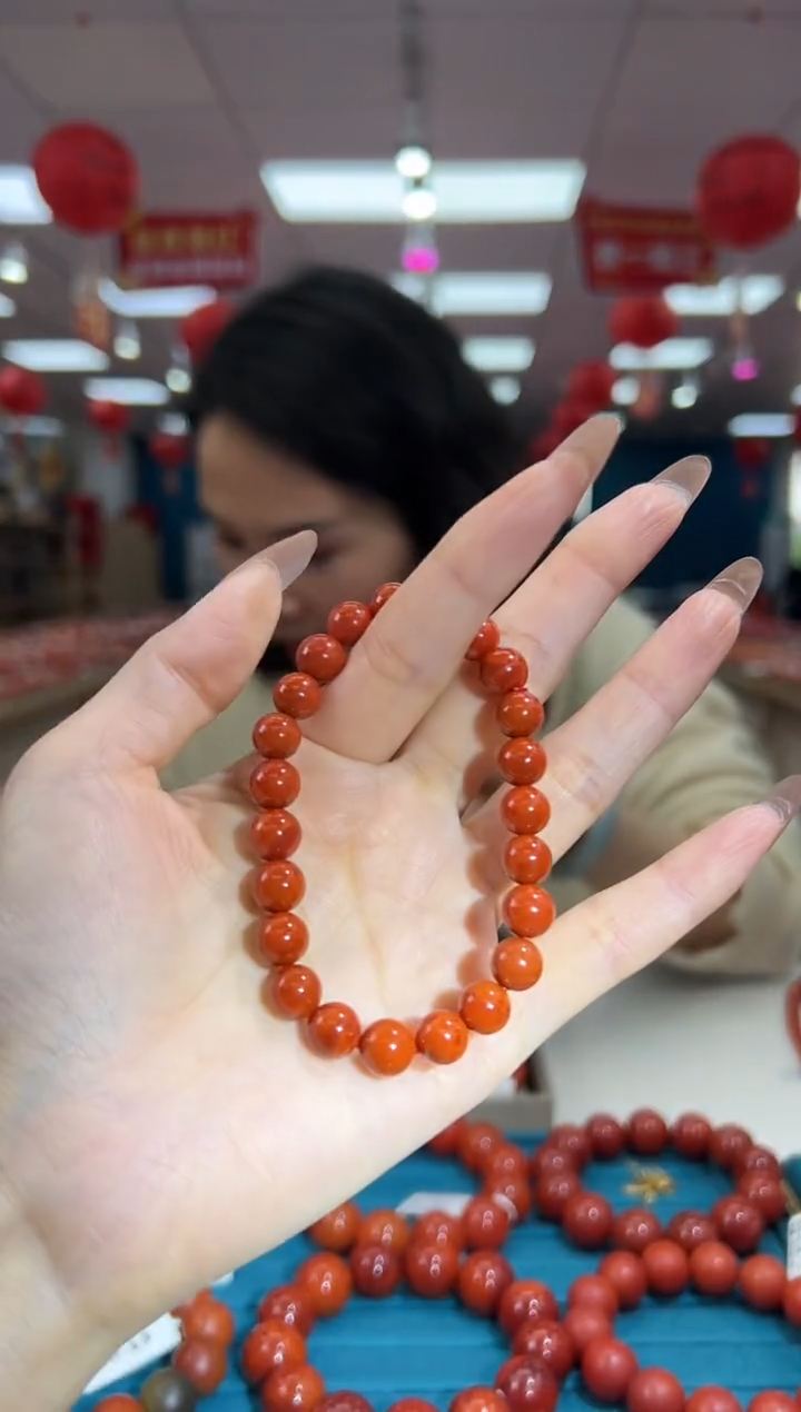 【闪购商品】南红玛瑙手串未镶嵌2.21-（多样式）