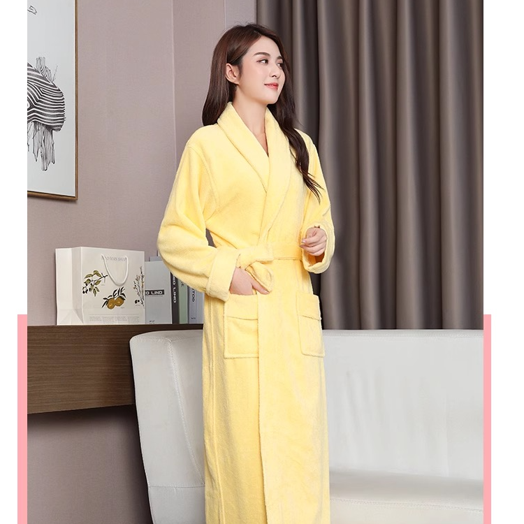 A1【多产正品福利！纯棉毛巾料浴袍】全棉吸水五星级酒店情侣款浴衣
