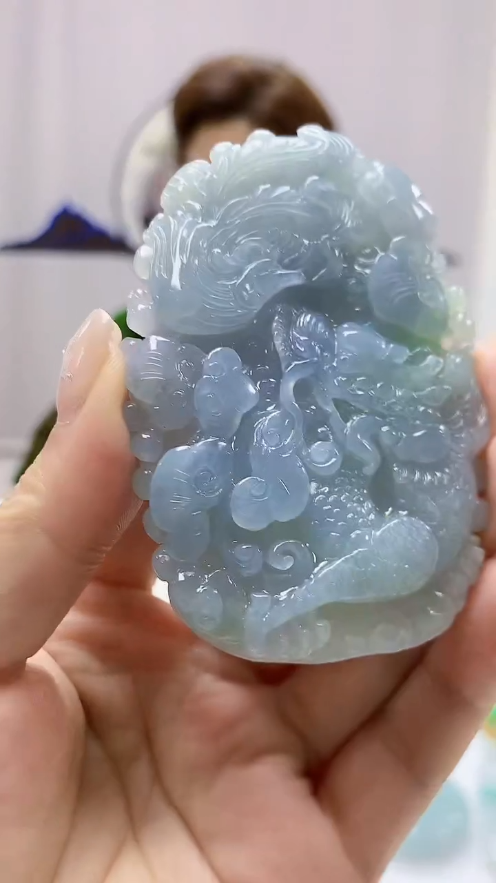 定制翡翠未镶嵌4829ms-毛货挂件49