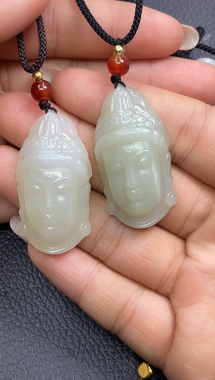 颈饰未镶嵌和田玉观音吊坠多样性拍一发一
