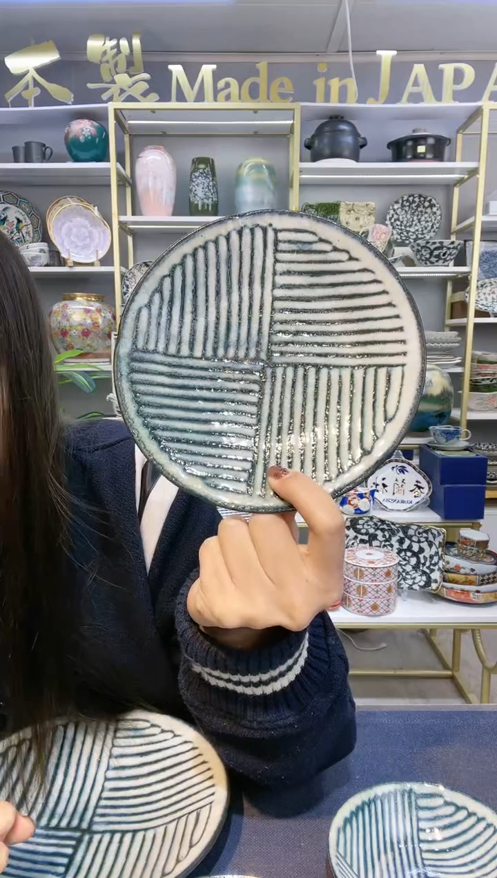 【闪购商品】碗令和粉引削平盘16.5cm2支