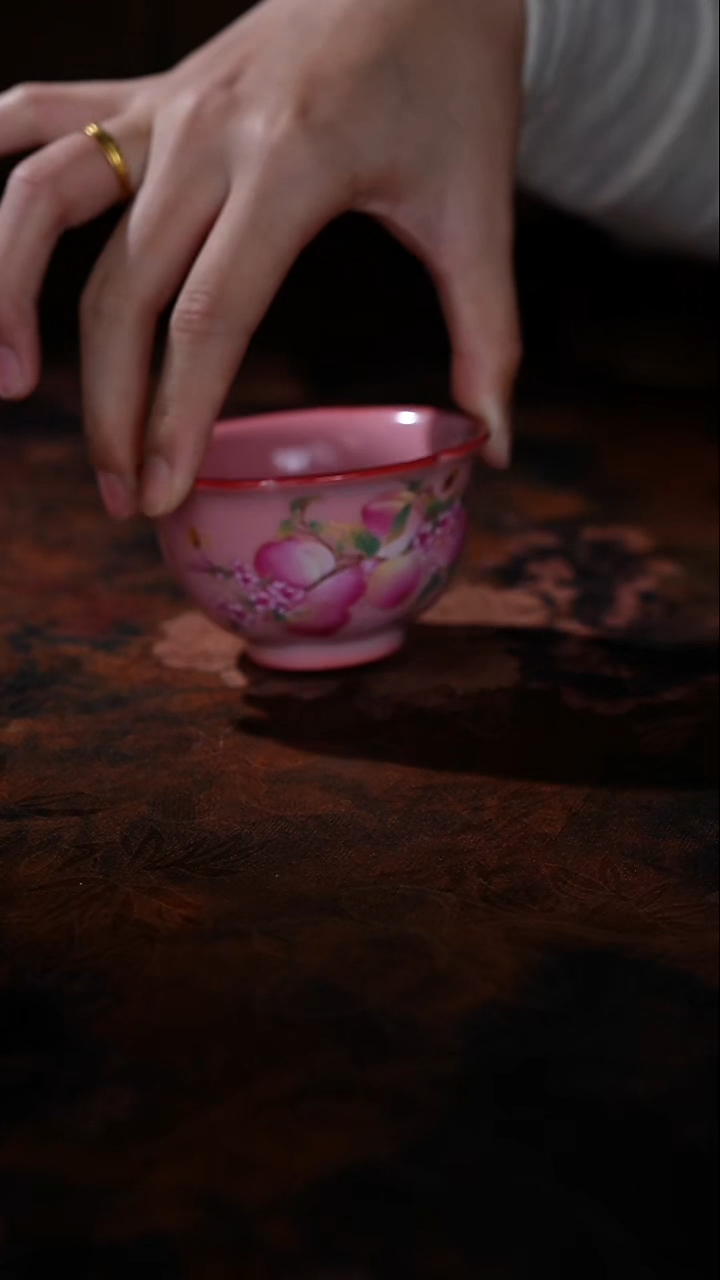 猪油冻桃花主人杯