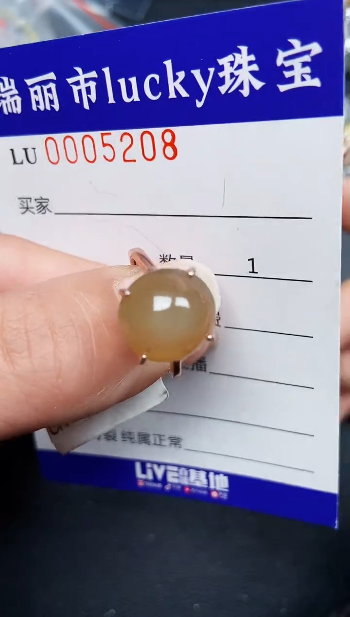 【闪购商品】翡翠颈饰银S925镶嵌5208