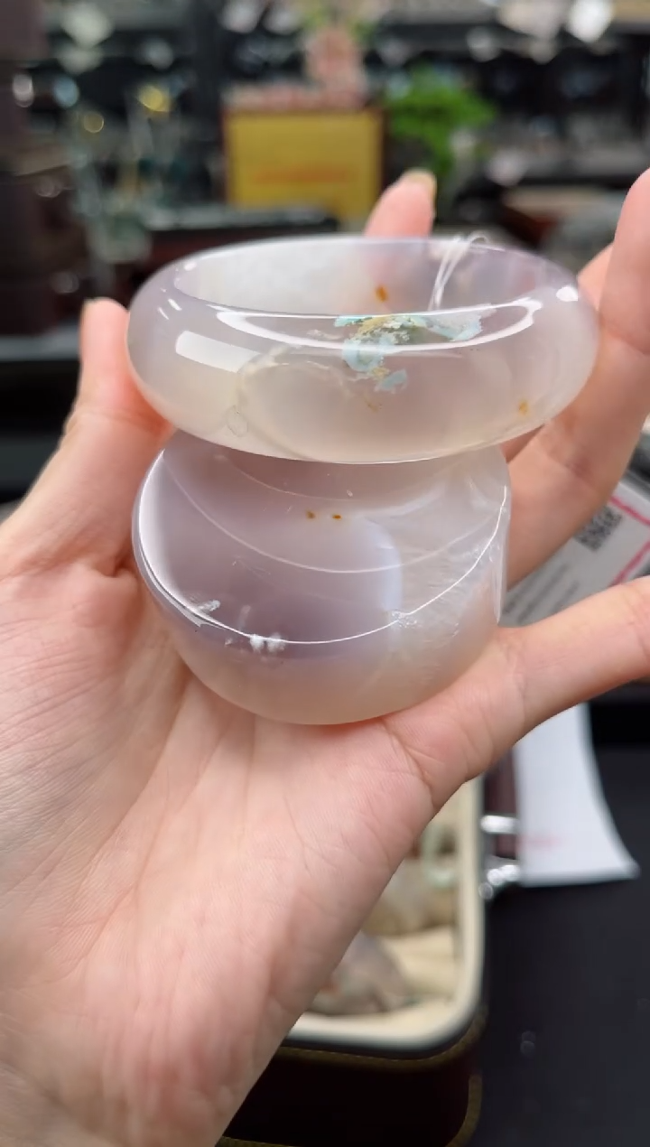 【闪购商品】石英质玉手镯未镶嵌55圈口（赠品镯心）6567262