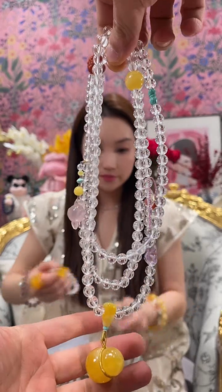 【闪购商品】水晶斜跨未镶嵌白水晶斜跨