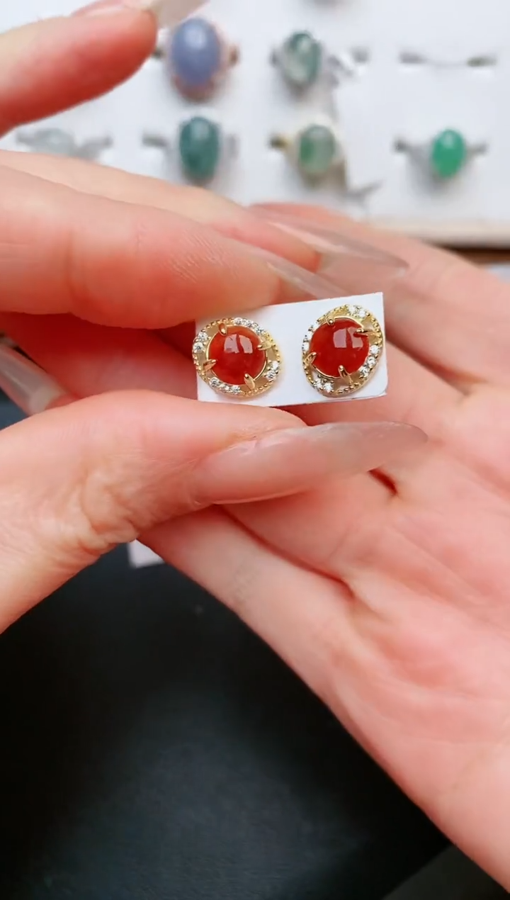 【闪购商品】翡翠戒指银S925镶嵌....