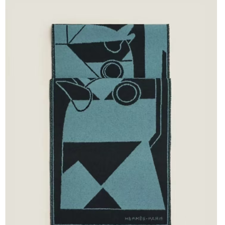 未使用 Hermes/爱马仕 马头提花围巾 93305141/12期免息/代卖服务