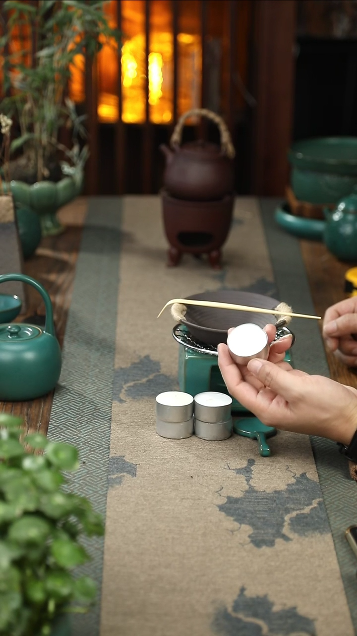 【闪购商品】其他蜡烛炉+蜡托+烤网+烤茶碟+茶拨+蜡烛6