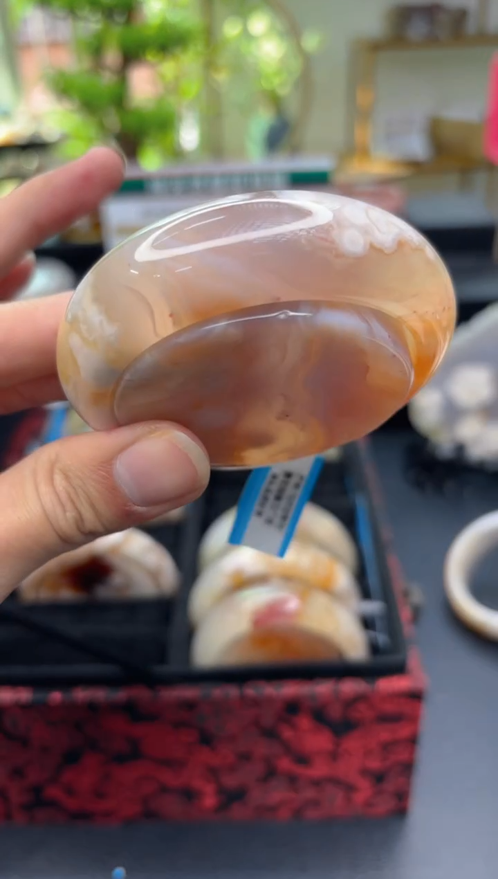 【闪购商品】石英质玉手镯未镶嵌C591(57圈赠送镯心)