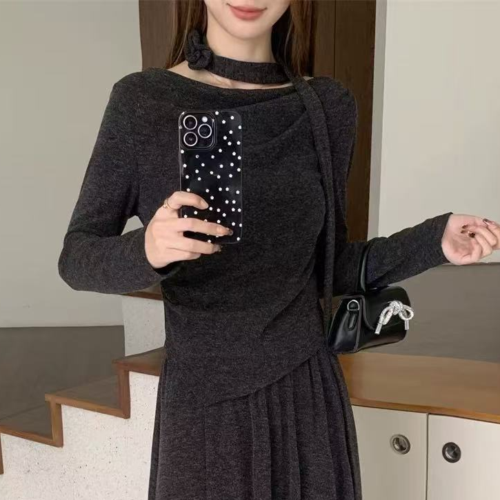 王美丽本丽-no退no换 谨慎下单24618飘带打底上衣