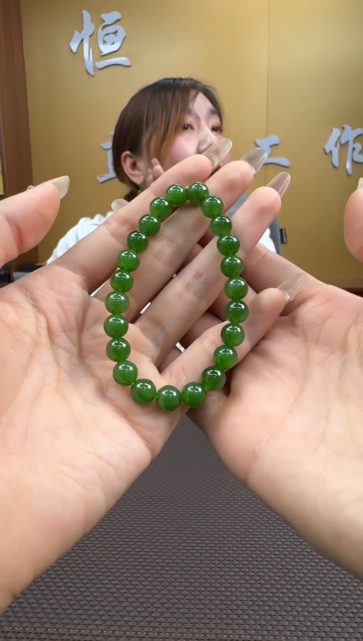 【闪购商品】和田玉手串未镶嵌7-8