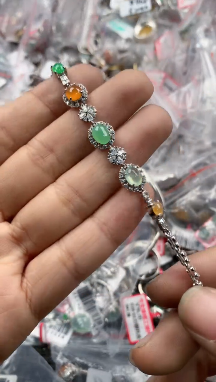 银S925镶嵌戒指翡翠11-11---1