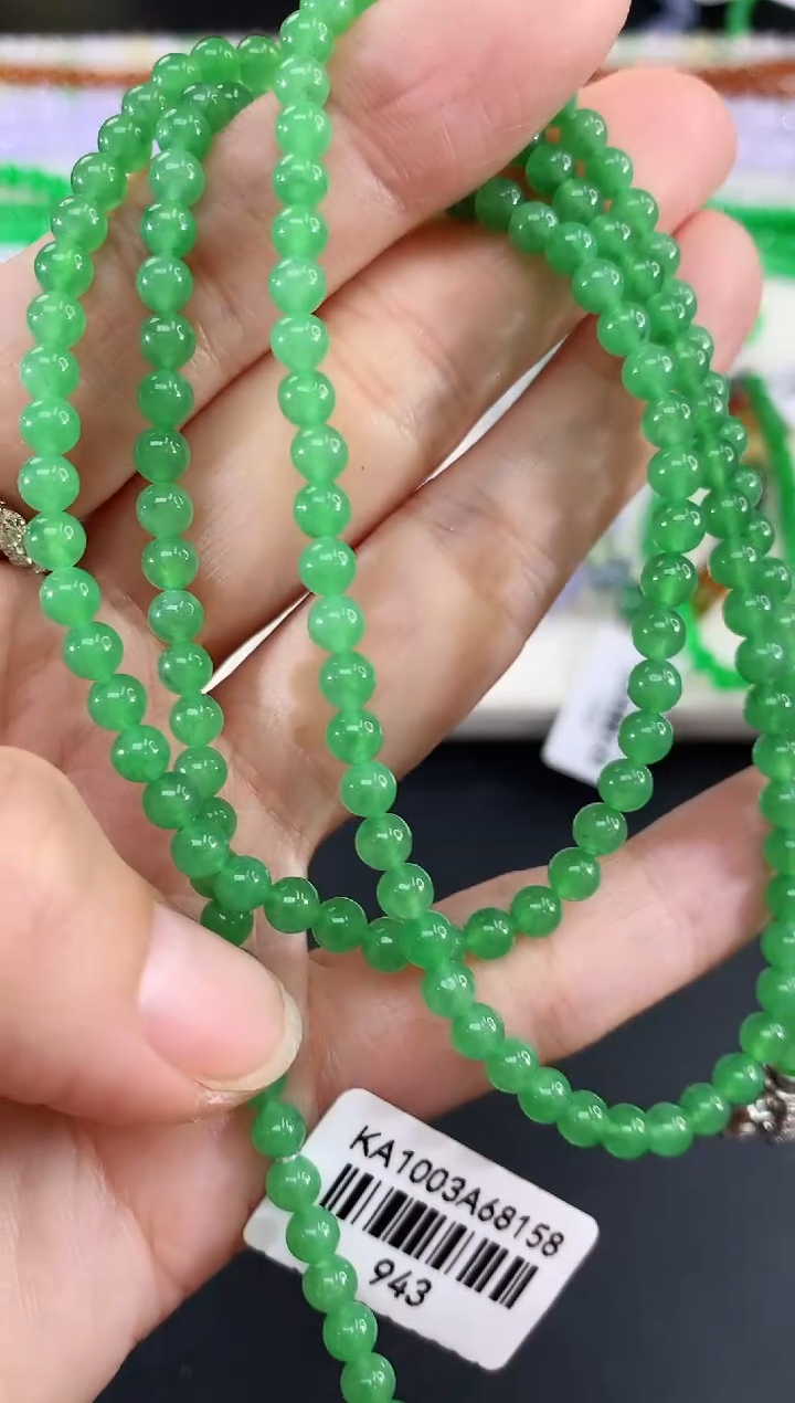 未镶嵌手串翡翠144|13800