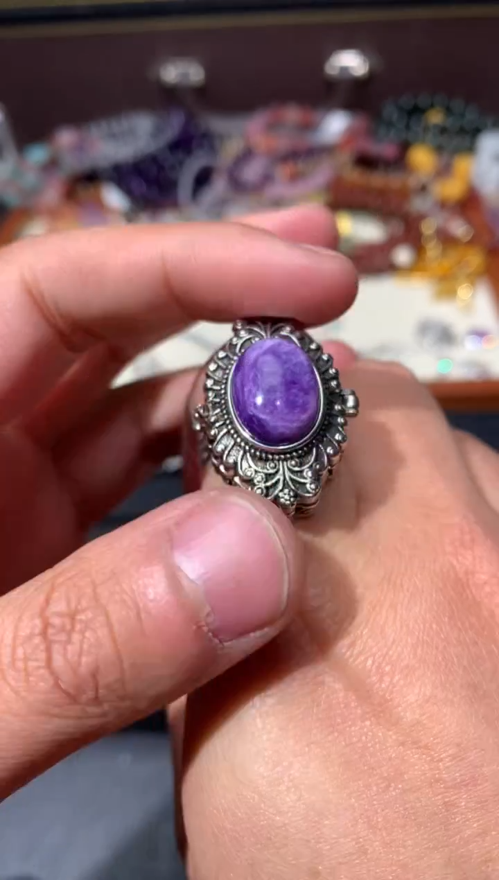 未镶嵌查罗石戒指G71【多样性发其一】