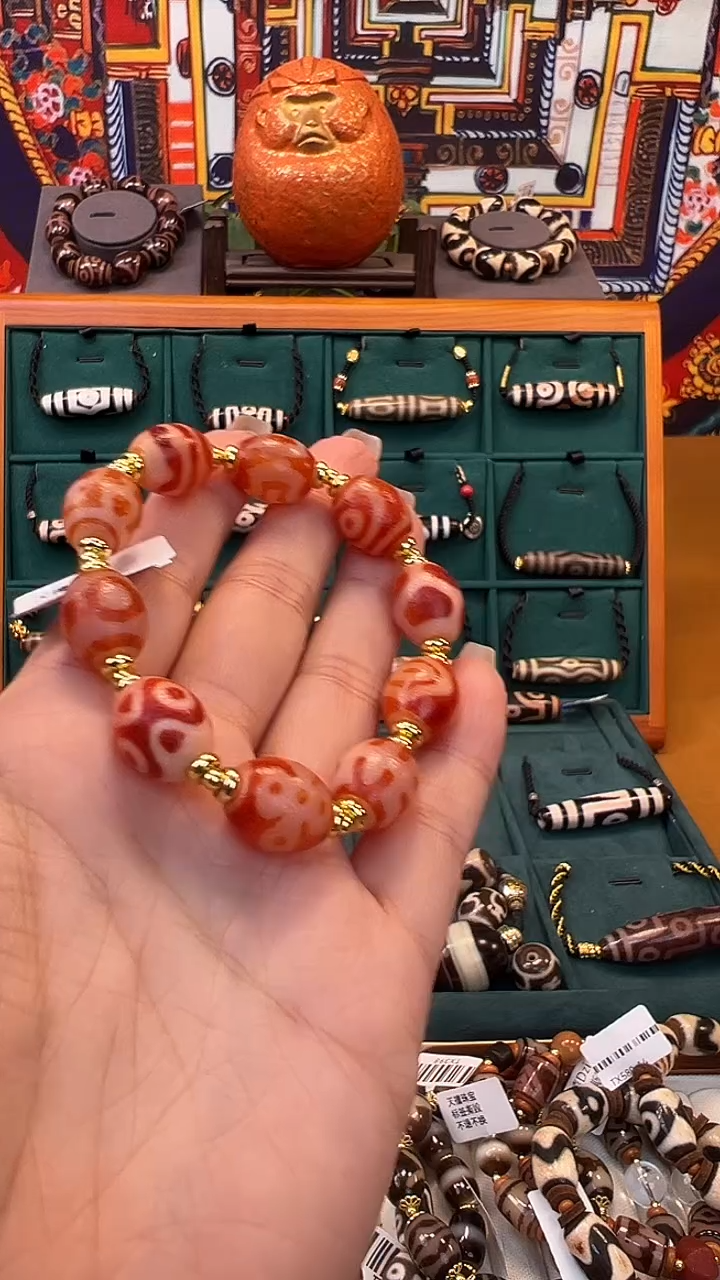 玛瑙/玉髓（覆膜）颈饰合金29.（微瑕）