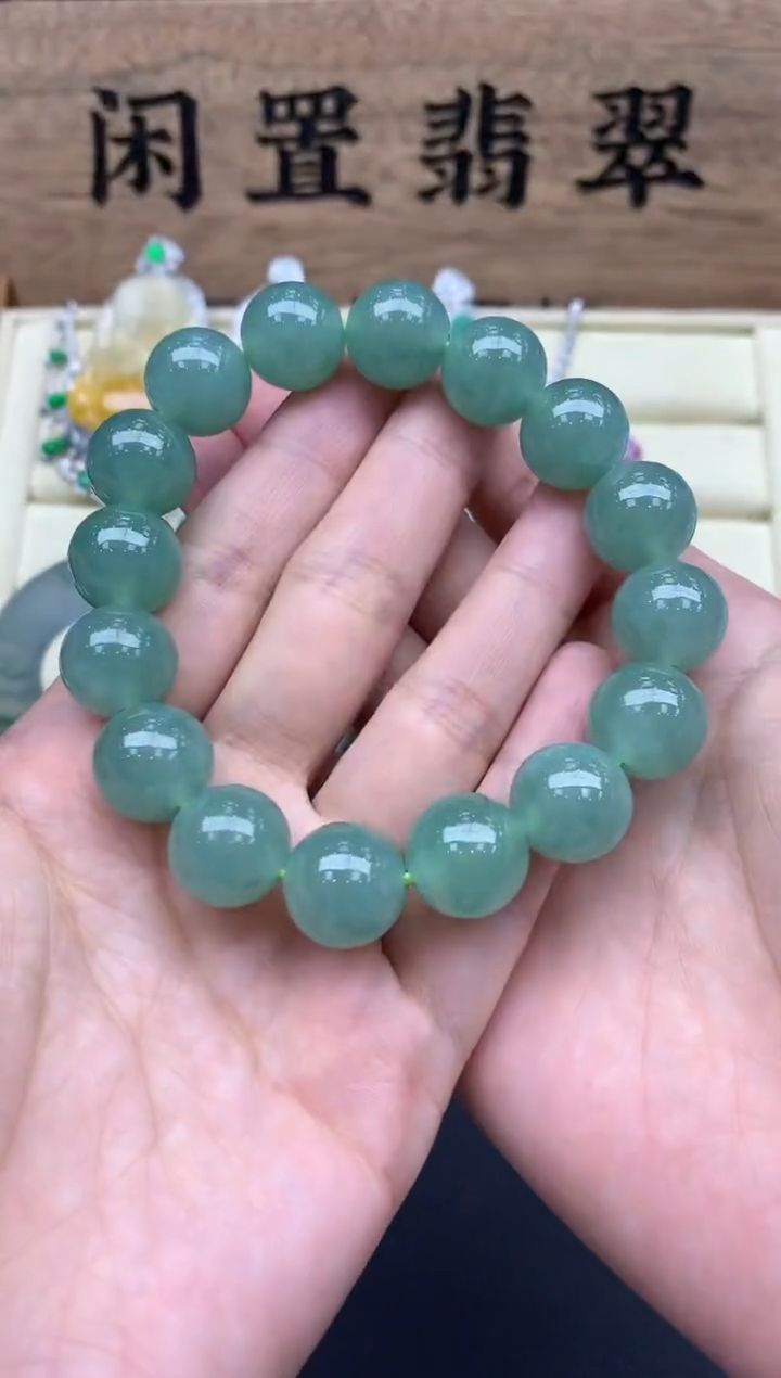 未镶嵌手链翡翠716-春日珠宝