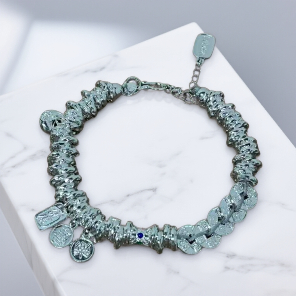 【赶紧处理】定制年味十足女款气质生肖挂件 Y610 吉言五帝钱