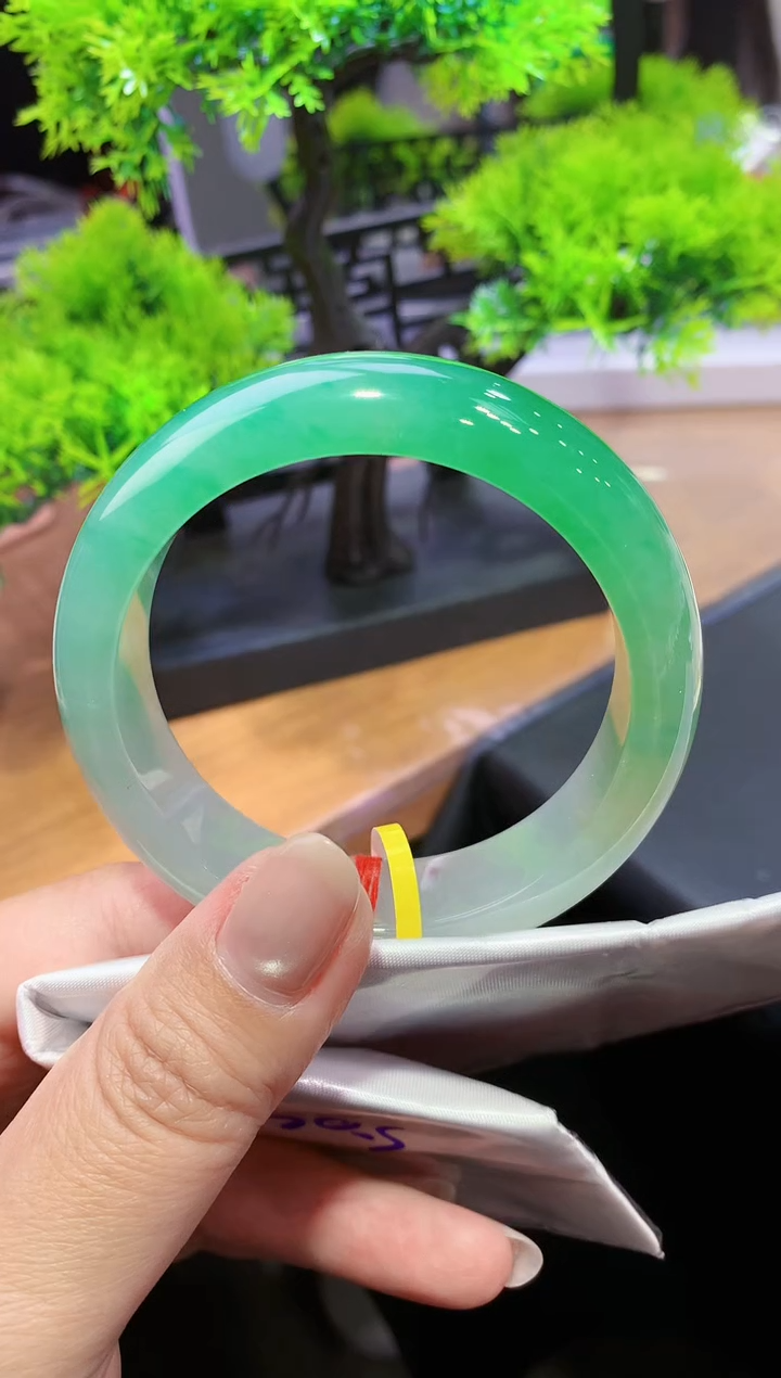 未镶嵌手镯翡翠k300天然A货缅甸翡翠56.8总价50万定金2万