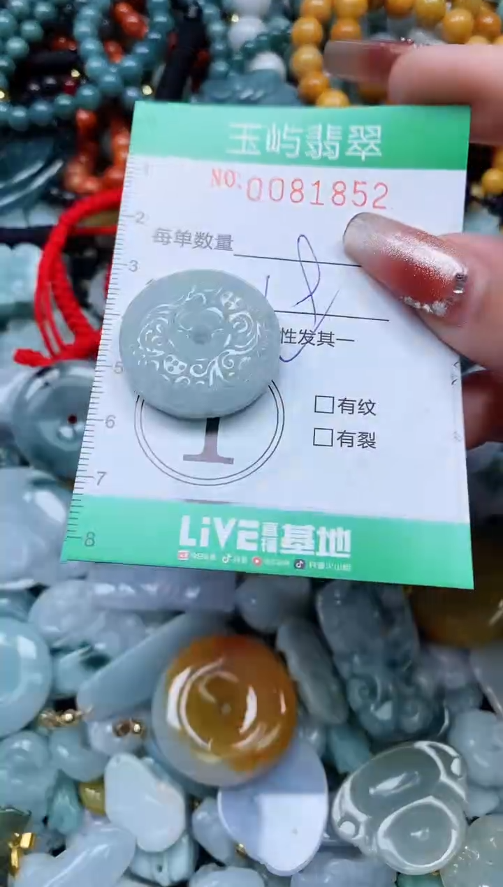 【闪购商品】翡翠颈饰未镶嵌闪购0081852多样性发其一