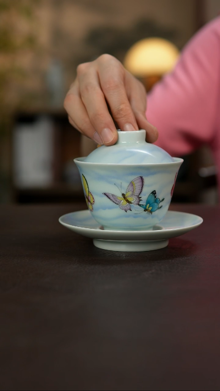 杯景德镇陶瓷杯碗柴烧多人